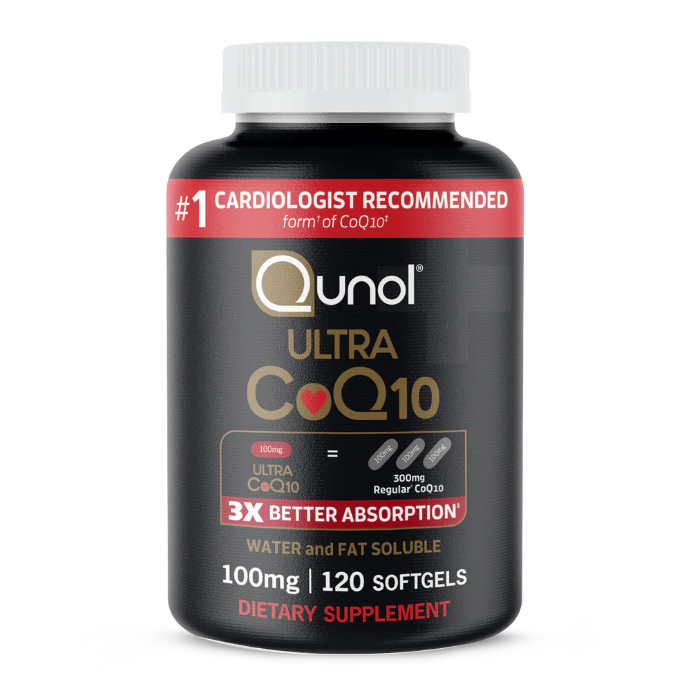 Qunol Ultra CoQ10, 100mg Water and Fat Soluble Softgels