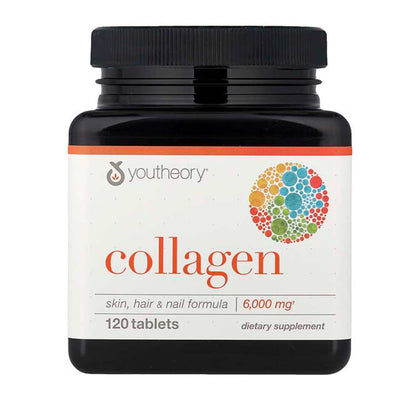 Youtheory Collagen Skin, Hair and Nail Support Healthy Ageing Antioxidant Support Tablets
