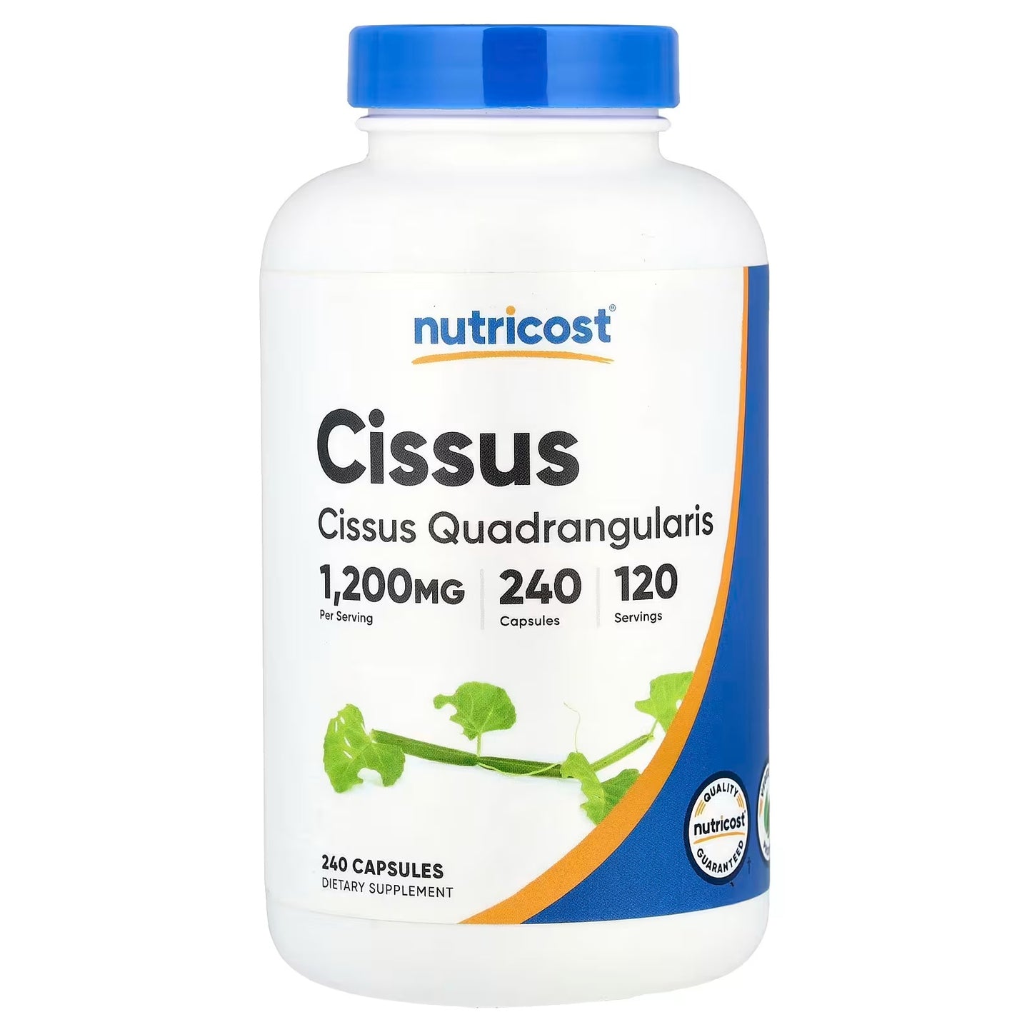 Nutricost Cissus Quadrangularis 1200mg – 240 Capsules, 120 Servings, Herbal Supplement