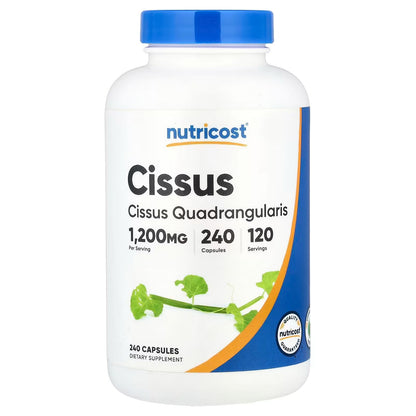 Nutricost Cissus Quadrangularis 1200mg – 240 Capsules, 120 Servings, Herbal Supplement