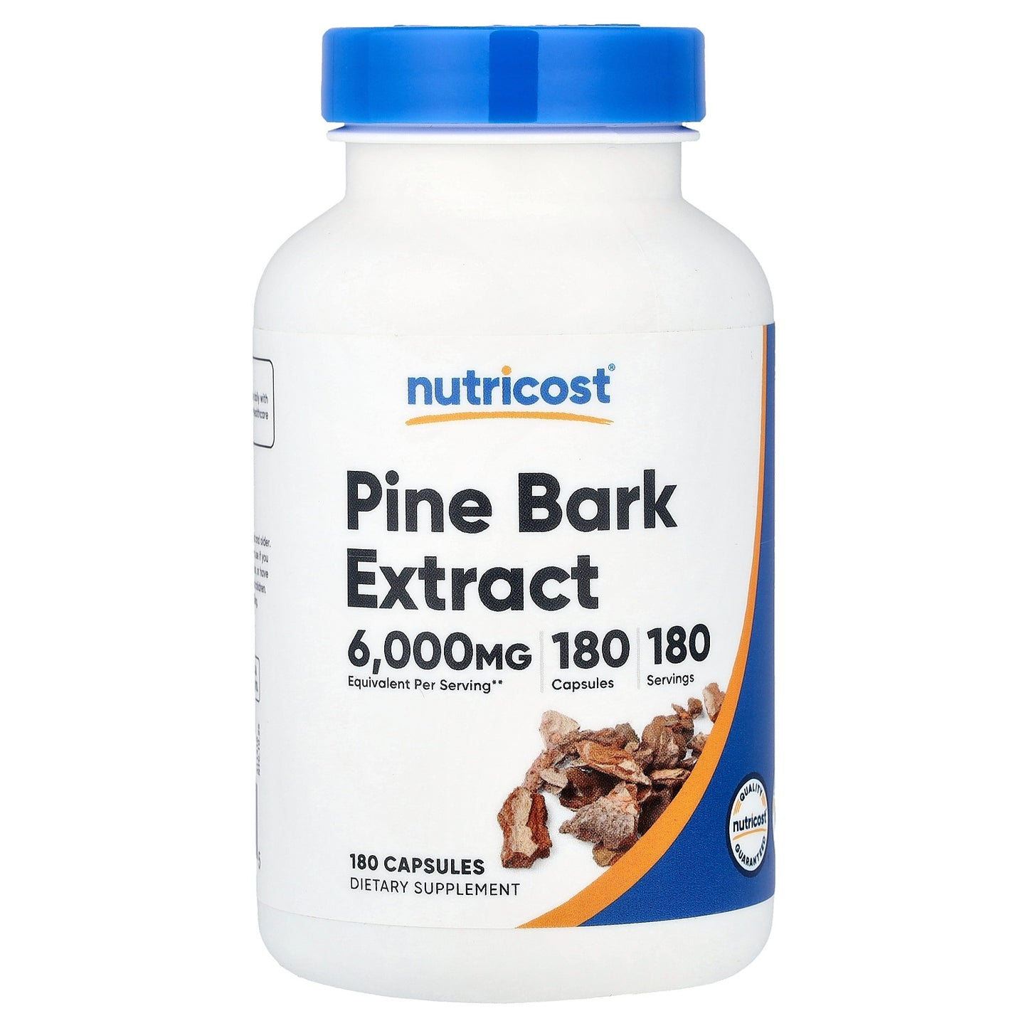 Nutricost Pine Bark Extract – 180 Capsules 180 Servings Herbal Antioxidant Supplement