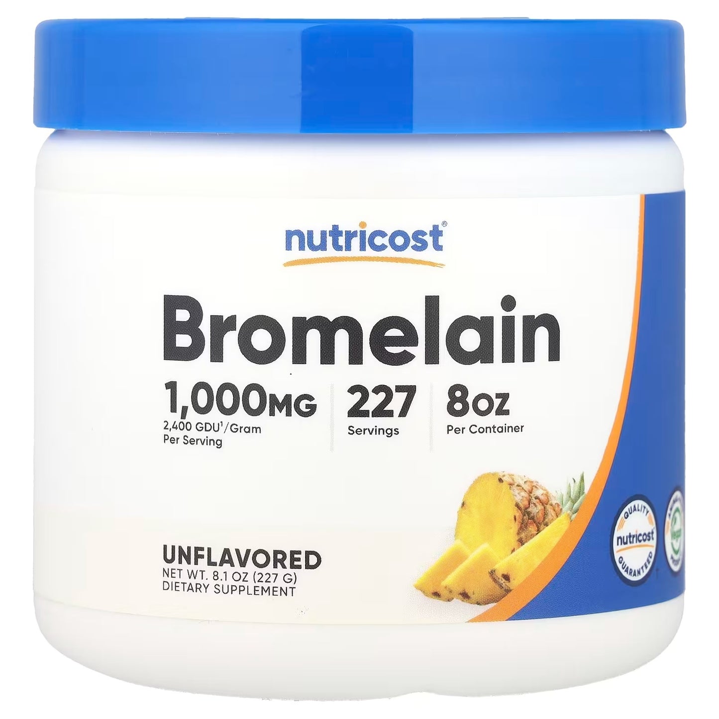 Nutricost Bromelain Powder 4 oz (113g) – Non-GMO, Vegetarian & Gluten-Free Enzyme Supplement