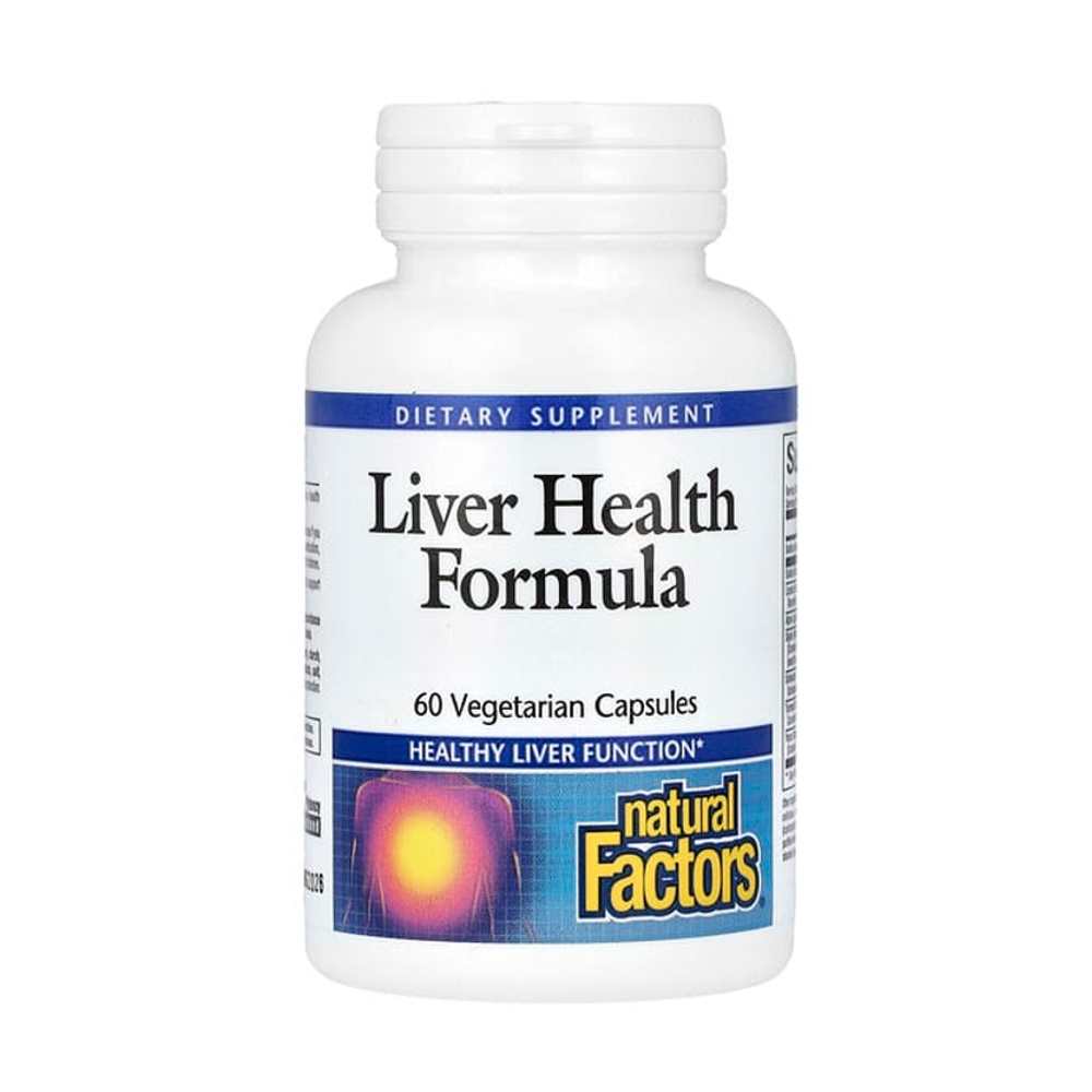 Natural Factors Liver Health Formula 60 Vegetarian Capsules