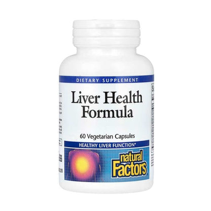 Natural Factors Liver Health Formula 60 Vegetarian Capsules