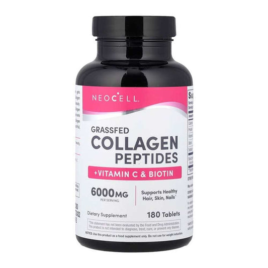 NeoCell Grass-fed Collagen Peptides + Vitamin C & Biotin Tablets