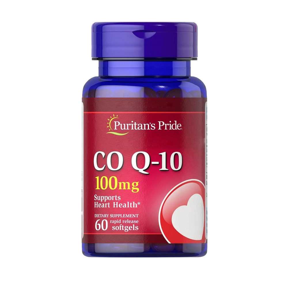Puritan's Pride Co Q10 100mg Supports Heart Health Rapid Release Softgels