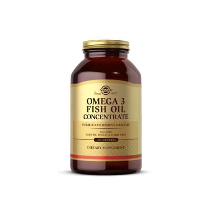 Solgar Omega 3 Fish Oil Concentrate Cardiovascular health Brain and eye health  Joint comfort Softgels