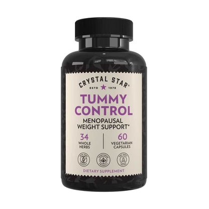 Crystal Star Tummy Control Help Counteract Menopausal Weight Gain 60 Vegetarian Capsules