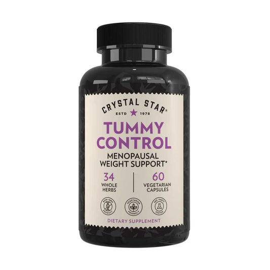 Crystal Star Tummy Control Help Counteract Menopausal Weight Gain 60 Vegetarian Capsules